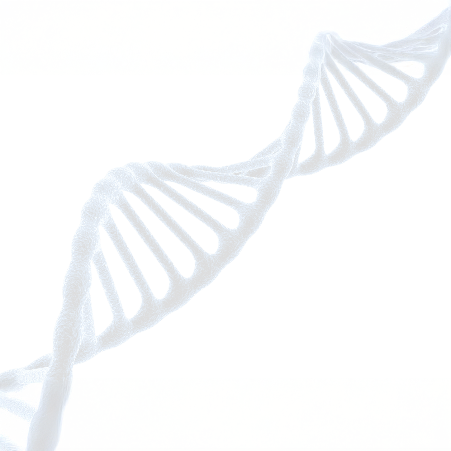 Abstract DNA double helix illustration set on a light background