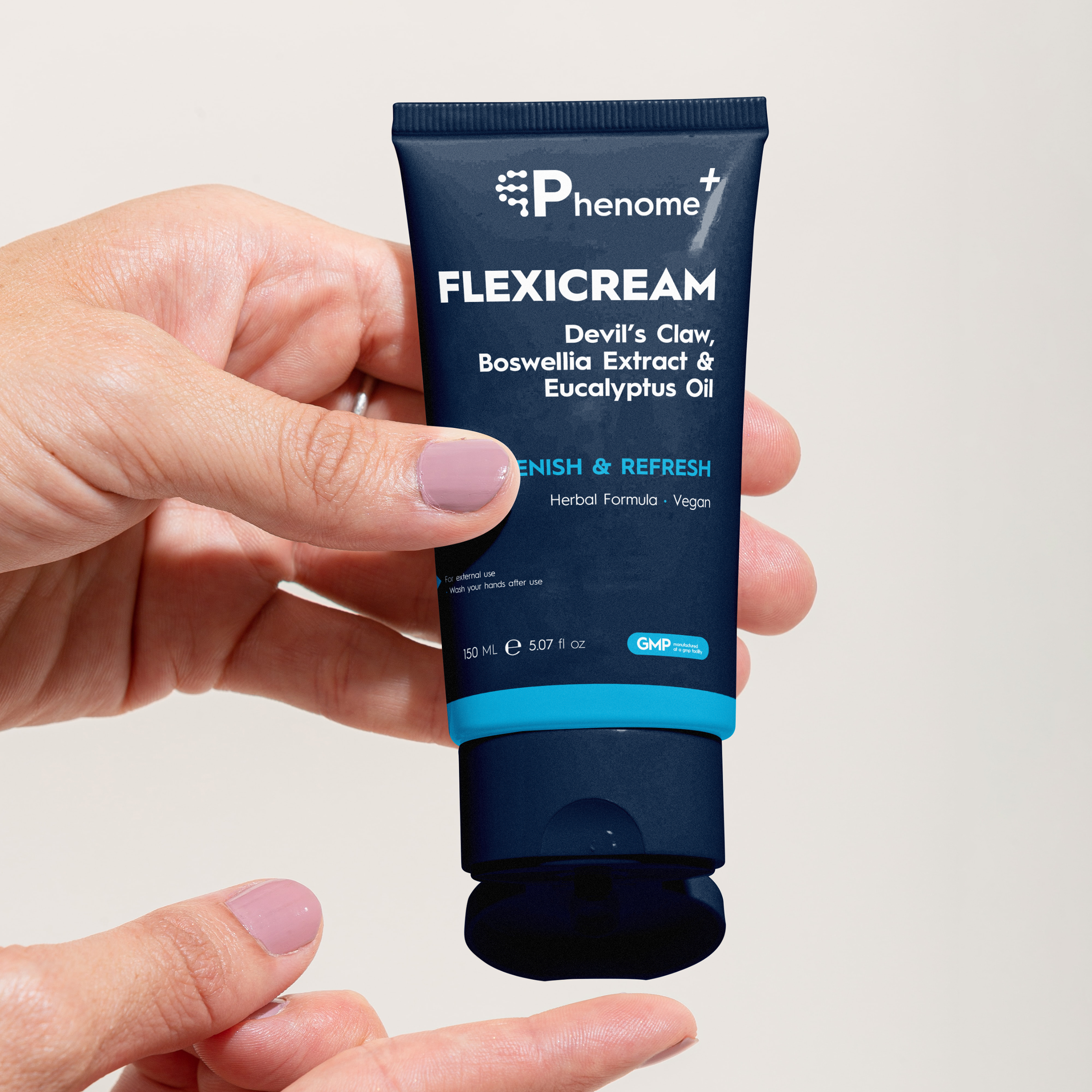 Product image of a FlexiCream tube