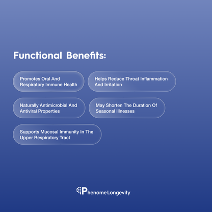 Functional benefits of propolis lozenges supplement 