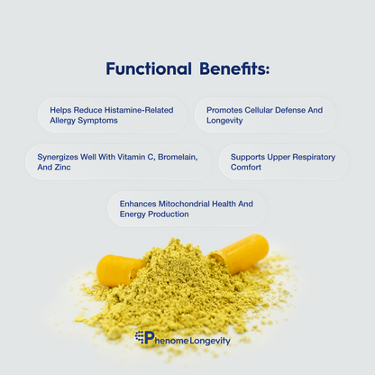Functional benefits of Quercetin supplement 