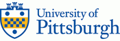 Logo of the University of Pittsburgh with a shield emblem and text.